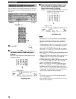 Preview for 30 page of Yamaha HTR 5550 - Audio/Video Receiver Owner'S Manual