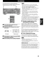 Предварительный просмотр 43 страницы Yamaha HTR 5550 - Audio/Video Receiver Owner'S Manual