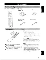 Preview for 7 page of Yamaha HTR-5590 Owner'S Manual