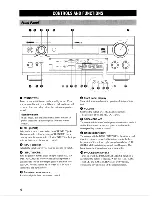 Preview for 8 page of Yamaha HTR-5590 Owner'S Manual