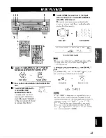 Preview for 31 page of Yamaha HTR-5590 Owner'S Manual