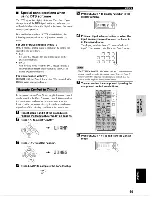 Preview for 73 page of Yamaha HTR-5590 Owner'S Manual