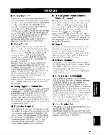 Preview for 85 page of Yamaha HTR-5590 Owner'S Manual