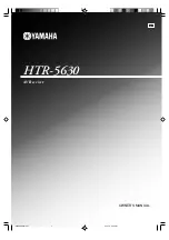 Preview for 1 page of Yamaha HTR-5630 Owner'S Manual