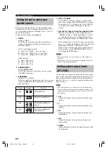 Preview for 22 page of Yamaha HTR-5630RDS Owner'S Manual