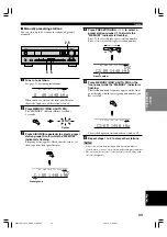 Preview for 35 page of Yamaha HTR-5630RDS Owner'S Manual