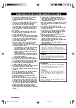 Preview for 167 page of Yamaha HTR-5630RDS Owner'S Manual