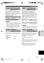 Preview for 375 page of Yamaha HTR-5630RDS Owner'S Manual