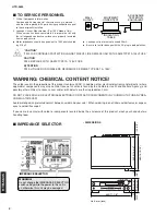 Preview for 2 page of Yamaha HTR-5635 Service Manual