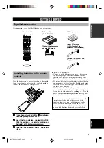 Preview for 7 page of Yamaha HTR-5660 Owner'S Manual