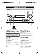 Preview for 8 page of Yamaha HTR-5660 Owner'S Manual