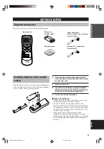 Preview for 5 page of Yamaha HTR-5730 Owner'S Manual