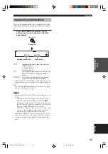 Preview for 25 page of Yamaha HTR-5730 Owner'S Manual