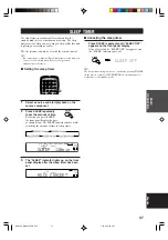 Preview for 39 page of Yamaha HTR-5730 Owner'S Manual