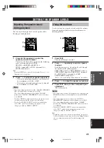 Preview for 47 page of Yamaha HTR-5730 Owner'S Manual