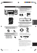 Preview for 133 page of Yamaha HTR-5730 Owner'S Manual