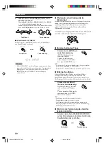 Preview for 134 page of Yamaha HTR-5730 Owner'S Manual