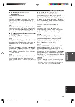 Preview for 153 page of Yamaha HTR-5730 Owner'S Manual