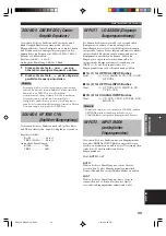 Preview for 155 page of Yamaha HTR-5730 Owner'S Manual