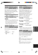 Preview for 265 page of Yamaha HTR-5730 Owner'S Manual