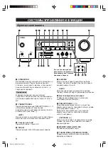 Preview for 281 page of Yamaha HTR-5730 Owner'S Manual