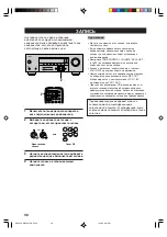 Preview for 315 page of Yamaha HTR-5730 Owner'S Manual