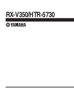 Preview for 53 page of Yamaha HTR-5730 Service Manual