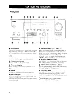 Preview for 8 page of Yamaha HTR-5740 Owner'S Manual