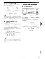 Preview for 31 page of Yamaha HTR-5740 Owner'S Manual