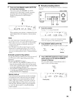 Preview for 39 page of Yamaha HTR-5740 Owner'S Manual