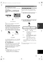 Предварительный просмотр 35 страницы Yamaha HTR-5750 Owner'S Manual