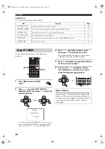 Preview for 52 page of Yamaha HTR-5790 Owner'S Manual