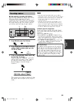 Предварительный просмотр 39 страницы Yamaha HTR-5830 Owner'S Manual