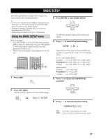 Preview for 25 page of Yamaha HTR-5835 Owner'S Manual