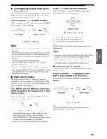 Preview for 33 page of Yamaha HTR-5835 Owner'S Manual