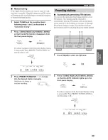 Preview for 37 page of Yamaha HTR-5835 Owner'S Manual