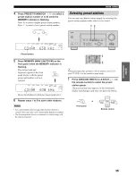 Preview for 39 page of Yamaha HTR-5835 Owner'S Manual