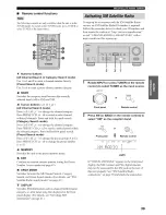 Preview for 43 page of Yamaha HTR-5835 Owner'S Manual