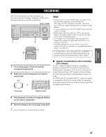 Preview for 51 page of Yamaha HTR-5835 Owner'S Manual