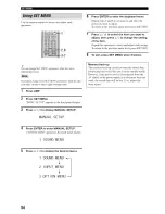 Preview for 58 page of Yamaha HTR-5835 Owner'S Manual