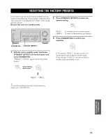 Preview for 75 page of Yamaha HTR-5835 Owner'S Manual