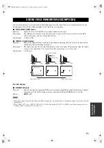 Предварительный просмотр 75 страницы Yamaha HTR-5840 Owner'S Manual