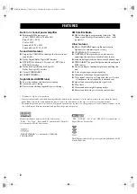 Preview for 6 page of Yamaha HTR-5860 Owner'S Manual