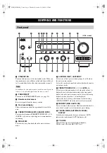 Preview for 8 page of Yamaha HTR-5860 Owner'S Manual