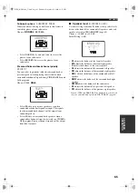 Preview for 69 page of Yamaha HTR-5860 Owner'S Manual