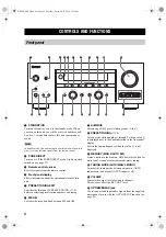 Предварительный просмотр 8 страницы Yamaha htr-5890 Owner'S Manual