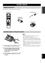 Предварительный просмотр 7 страницы Yamaha HTR-5920 Owner'S Manual