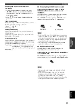 Предварительный просмотр 27 страницы Yamaha HTR-5920 Owner'S Manual