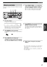 Preview for 31 page of Yamaha HTR-5920 Owner'S Manual