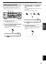 Предварительный просмотр 33 страницы Yamaha HTR-5920 Owner'S Manual